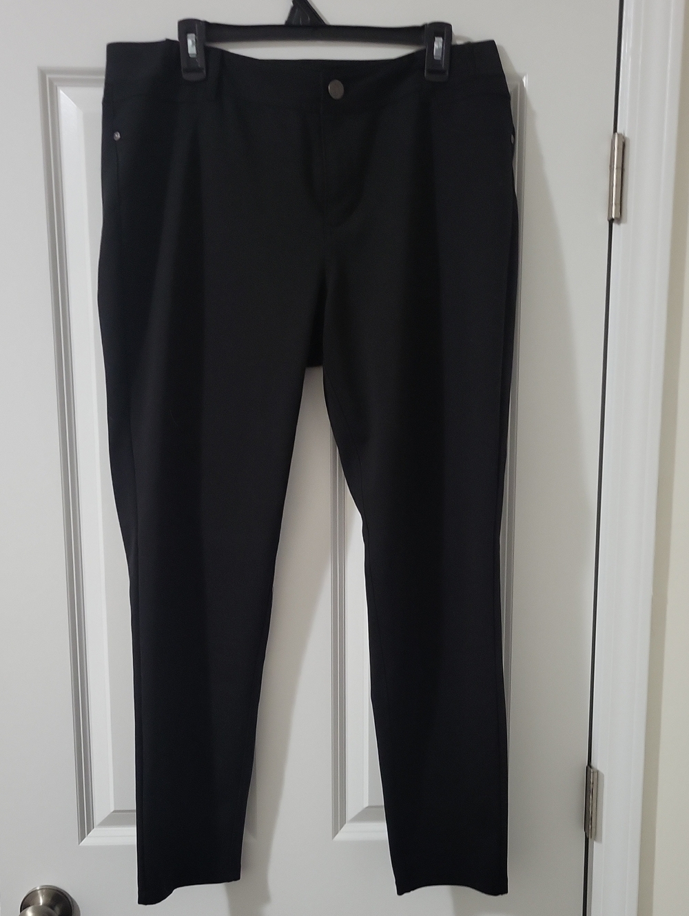 Simply Vera Vera Wang Black  Skinny Pants Size XL